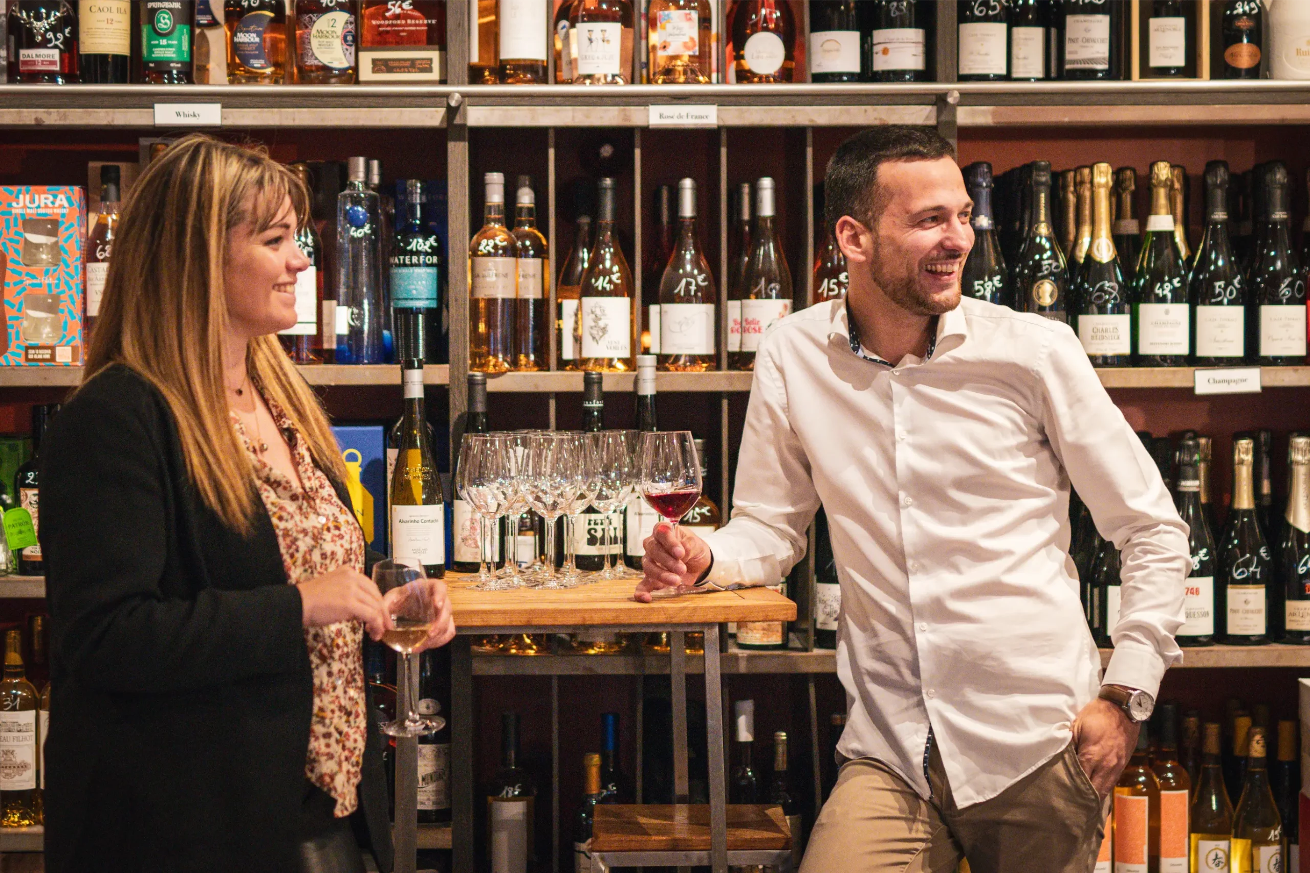 bar à vin antibes, la cave des épicuriens, dégustation au verre